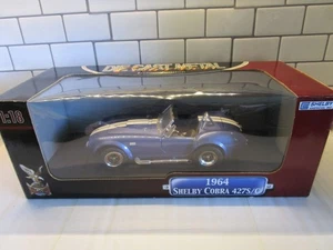 YAT MING (ROAD SIGNATURE) DELUXE EDITION 1.18 SHELBY COBRA 427 S/C (1964) ,BLUE - Imagen 1 de 11