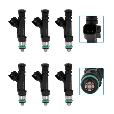 6 inyectores de combustible para Jeep Grand Cherokee 3,7 L 2005 2006 2007 2008 2009 2010 Foto 1 de 4