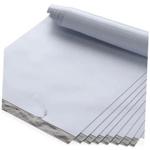 Extra Large Poly Mailers Count White Polymailer Shipping 14.5" X 19" 100 - Photo 1/8