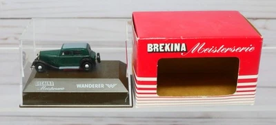 Brekina Masterserie, Wanderer Sedan, Green, 1/87 HO Scale - Image 1 of 2