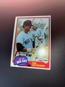 1981 Topps Carl Yastrzemski Boston Red Sox #110 -Nice Card-HOF - Picture 1 of 3