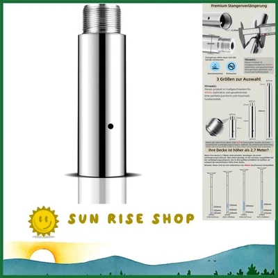 Customizable Pole Extension for 45mm Dance Poles - 125mm to 500mm Options - Image 1 of 4