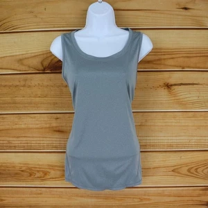 Exertek Activewear Tank Top Womens Size M Shimmering Gray Polyester LIGHTWEIGHT - Picture 1 of 6