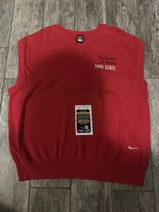 JIM TRESSEL SIGNED OHIO STATE UNIVERSITY BUCKEYES NIKE SWEATER VEST JSA COA YSU - Picture 1 of 5