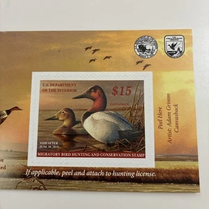 2014-2015 Migratory Bird Hunting And Conservation Stamp - Picture 1 of 2