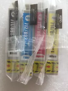 4 UNBRANDED PRINTER INK CARTRIDGES TO REPLACE T0711 T0712 T0713 T0714 (T0715) - Picture 1 of 2