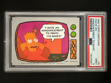 1990 Topps Simpsons #6 - I Have an Announcement To Make - PSA 9