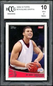 Blake Griffin Rookie Card 2009-10 Topps #316 BGS BCCG 10 (read Description) - Picture 1 of 2