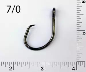 PACK OF 1000 TACKLEWORKS Size 7/0 Offset Circle Fishing Hooks 4X Strong L2004 - Picture 1 of 2