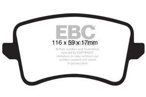 Pastillas de freno traseras EBC Ultimax para Audi A5 Quattro (B8) 2.0 Turbo (208 CV)(2012>17) - Imagen 1 de 1