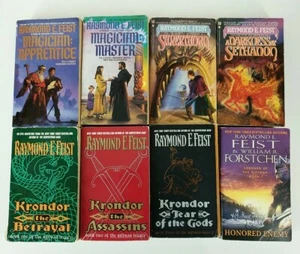 Raymond E Feist~Riftwar Saga Legacy Legends~Complete Lot 8 PB~Magician~Krondor - Picture 1 of 4