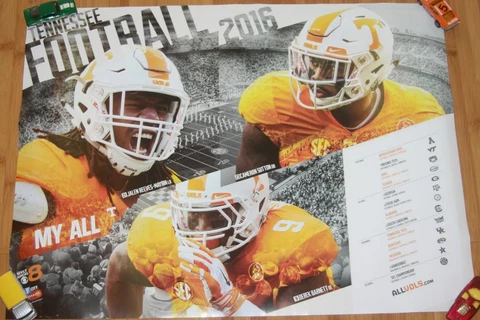 2016 Tennessee Volunteers Vols Defense NCAA Football Poster BARNETT SUTTON Cover