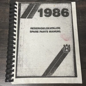 Libro manual de piezas Husqvarna 1986 WR 250, CR 250 y XC 250 REIMPRESIÓN - Imagen 1 de 6
