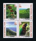 Tonga 2017 - EUA National Park - Set of 4 - MNH