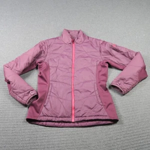 Kathmandu Womens Windbreaker Jacket 10 or Small Red InsuLite Zip Up Long Sleeve - Picture 1 of 9