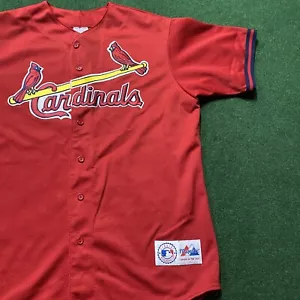 Vintage St Louis Cardinals Jersey Shirt Mens L Red 90S MLB Baseball Shirt USA - Picture 1 of 9