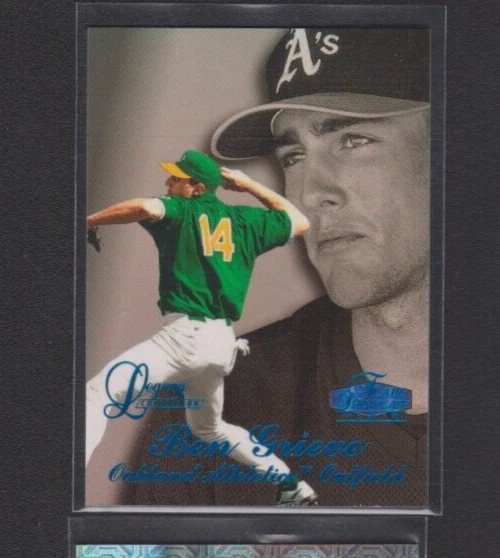 1998 FLAIR SHOWCASE ROW 3 LEGACY COLLECTION #4 BEN GRIEVE A'S SP #44/100 - Image 1 of 2