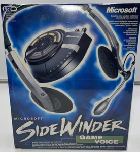 Cuffie Vocali Gioco Microsoft Sidewinder PC Nuove Sigillate - Foto 1 di 6