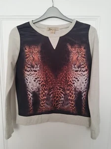 Billy By Flying Tomato - Leopard Top Jumper Size Medium VGC - Picture 1 of 4