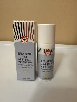 FAB FIRST AID BEAUTY Ultra Repair Face MOISTURIZER W/ SUNSCREEN SPF 30 NWB - Image 1 of 4