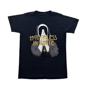 y2k Motionless in White Graphic Shirt Size Small Metalcore Band Goth Skater - Picture 1 of 7