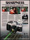 Canon AL-1 camera print ad 1982