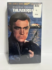Thunderball VHS Tape James Bond 007 NEW Sealed MGM Sean Connery 1965 Color PG - Picture 1 of 2