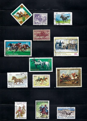 HORSES OF DAHOMEY.- AFGANISTAN.- AUSTRALIA.- HUNGARY.- SENEGAL.- LAOS.- RSA.- - Image 1 of 2