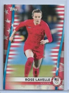 RARA CARTA LAVELLE ROSA 2020 TOPPS OLIMPICS #11 ~ STELLE/299 ~ CALCIO USA 2021 - Foto 1 di 2