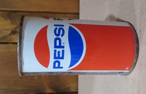 Pepsi-Cola Pepsi-Cola 1970 12 oz estilo jugo pestaña tirante lata superior abierta - Imagen 1 de 6