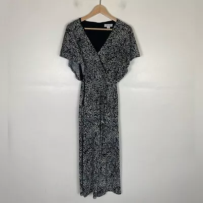 Mono Calvin Klein Tejido Pierna Ancha Talla 2 Recortado Cinturón Manga Corta Bolsillo Foto 1 de 4