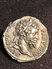 Antiguo Imperio Romano, Septimio Severo, 193-211 dC. AR Denarius Rev Virtus bonito