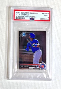 ELOY JIMENEZ 2017 Bowman Chrome MINI SP RC #BCP50! PSA MINT 9! CHECK MY ITEMS! - Picture 1 of 3