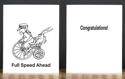 Tarjeta de felicitación: Full Speed Ahead Foto 1 de 3