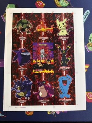 Pokemon Raro Sin Cortar Hoja De Base De Datos Rocket Team Holo Hits. ¡El más barato de eBay! Foto 1 de 4
