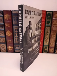 Where Tomorrows Aren't Promised Carmelo Anthony ✎ SIGNED Special Limited ED - Picture 1 of 9