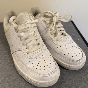 Größe 7,5 - Nike Court Vision Low Triple White gebraucht - Bild 1 von 13