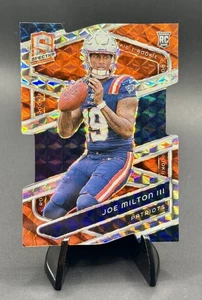 2024 Panini Spectra Rookies Joe Milton III #156 Orange Prizm /15 RC - Bild 1 von 2