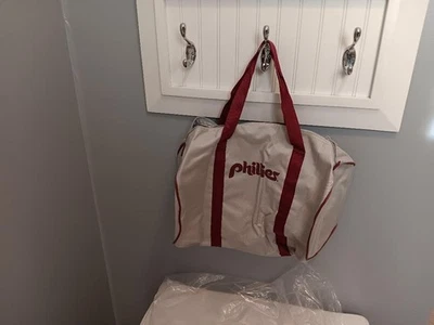 Nuevo bolso de gimnasio vintage de los Philadelphia Phillies gris/marrón de los años 80 regalo Foto 1 de 2