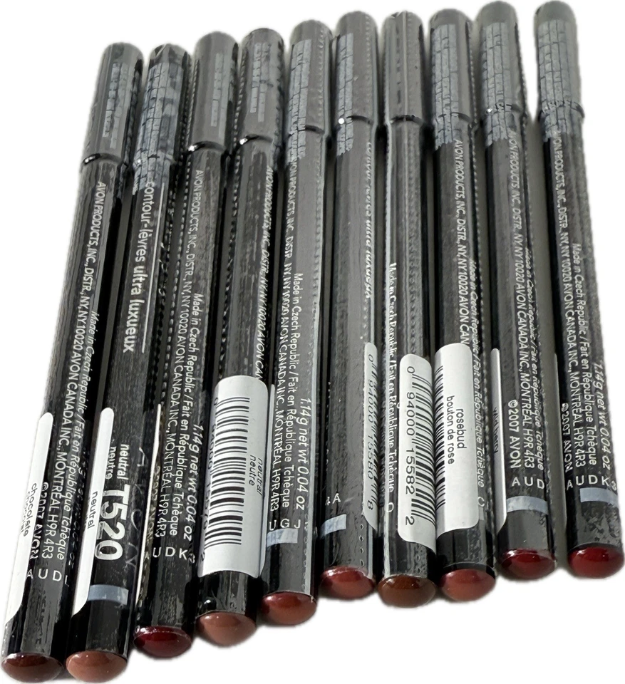 New Sealed AVON Ultra Luxury Lip Liner Rosebud Neutral Chocolate Wild Berry - Image 1 of 4
