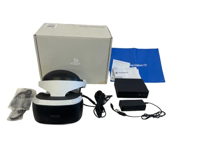 Sony PlayStation 4 VR Headset Virtual Reality Power Tested with Accessories - Image 1 of 4