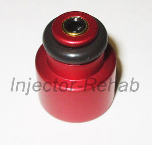 Fuel Injector 1000cc Adapter Hats with Filters 48mm EV14 -> 14mm EV1 60mm