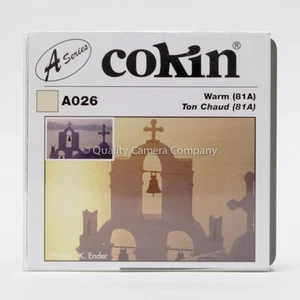COKIN "A" SERIES A026 WARM 81A FILTER - SLIGHT WARMING FILTER - NOS - Picture 1 of 1