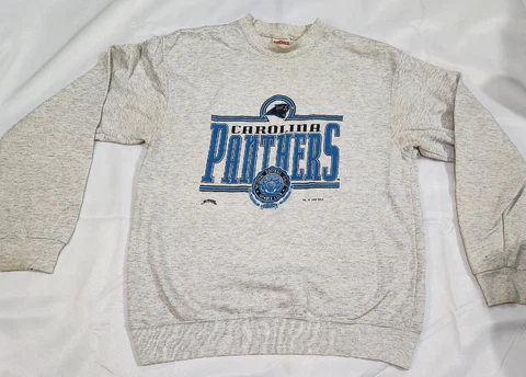 Vintage 1993 Nutmeg Mills Carolina Panthers Crewneck Sweatshirt XL USA NFL Cover