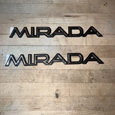 1980 1981 1982 1983 NOS Dodge Mirada Emblems Medallions Nameplates Mopar NOS - Image 1 of 4
