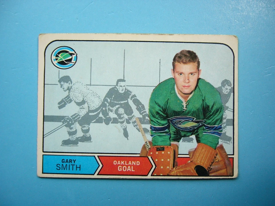 1968/69 O-PEE-CHEE NHL HOCKEY CARD #176 GARY SMITH ROOKIE RC VG NICE!! 68/69 OPC - Image 1 of 2