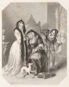 LEWIS (*1813) nach PERRING (19.Jhd), Allegorie auf Spanien, Sst. Romantik - Bild 1 von 5