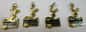 vintage Lions Lioness Club 5, 10, 15, 20 Year Anniversary Award charm pendant - Picture 1 of 6