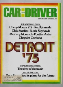 Auto- und Fahrermagazin Oktober 1974 - Chevy Monza 2+2, Detroit '75 - Bild 1 von 2