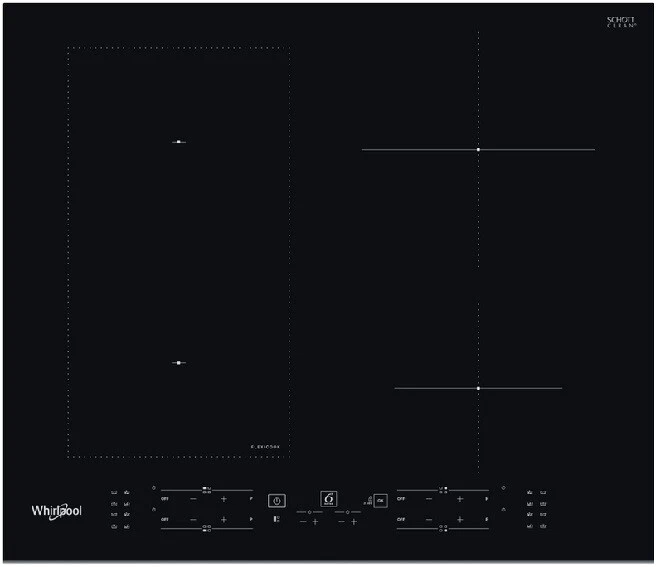 WHIRLPOOL WL B1160 BF PIANO COTTURA A INDUZIONE FLEXI COOK BOOSTER 3KW NERO - Immagine 1 di 1